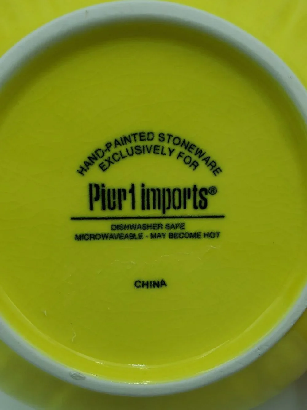 Pier 1 Sunflower Bowls Pier 1 Yellow Flower Shaped Soup Cereal Bowls